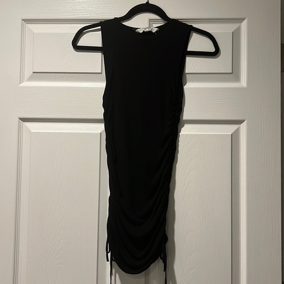 BB Dakota by Steve Madden Dresses & Skirts - BB DAKOTA BLACK RUCHED T-SHIRT DRESS SIZE XS